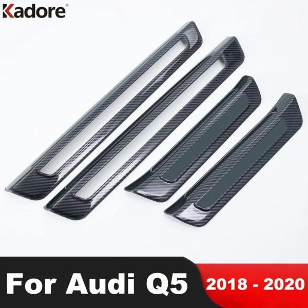 並行輸入品 ステンレスアウタードアカバー スカッフプレートカバー カーアクセサリー アウディQ5 2018 2019 2020
