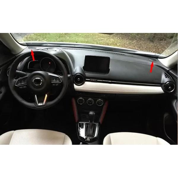並行輸入品 ダッシュボード計器オーディオスピーカーカバートリムマツダ CX-3 CX3 2017-2021 2022 2023 2024