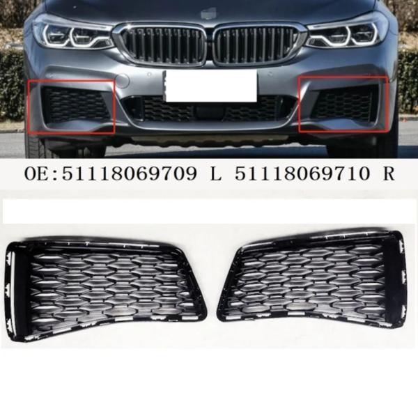 並行輸入品 フロントバンパーグリルフォグランプシェード BMW 6 シリーズ G32 GT OE 51118069709 51118069710
