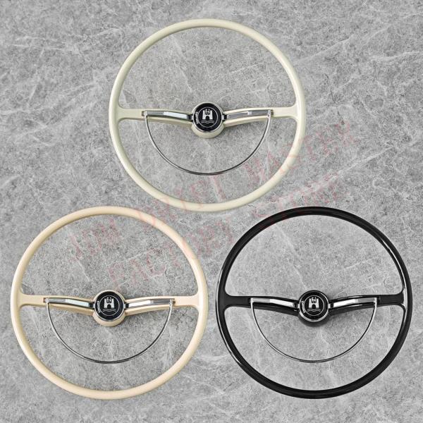 【並行輸入品】15.7インチ 400mm ディープディッシュ クラシック ヴィンテージ レトロ ステアリングホイール フォルクスワーゲン ビートル VW バグ カルマン