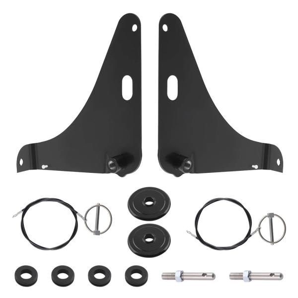 【並行輸入品】ブラック フードピン ダッジ チャレンジャー R/T SXT 3.6L V6 5.7L V8 2008-2023用 82214260 AC