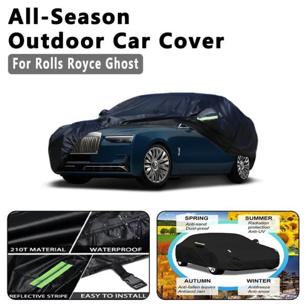 並行輸入品 屋外車カバー防水防塵 UV 日焼け止め フルカープロテクター外装アクセサリーロールスロイスゴースト RR4 RR21 用