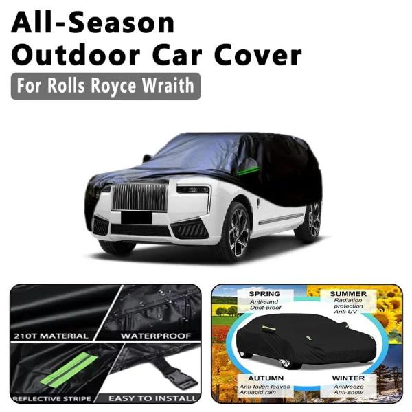 並行輸入品 屋外車カバー防水防塵 UV 日焼け止め フルカープロテクター外装アクセサリーロールスロイスレイス RR5 用