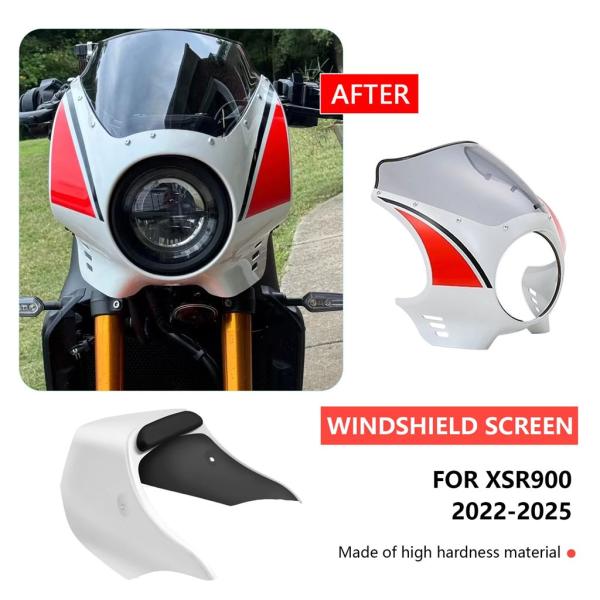 北米YAMAHA純正XSR900 ウインドシールド スクリーン RN46J 並行輸入品】XSR 900 XSR900 2025 2024 2023 2022用 バイク ウインド