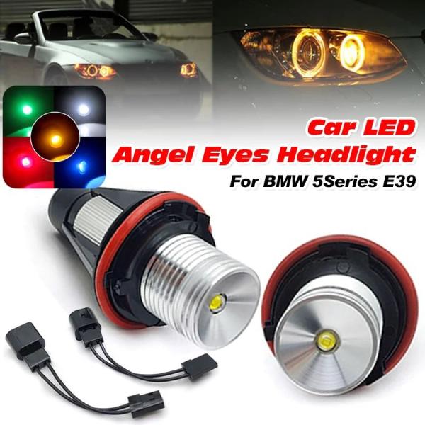 並行輸入品 BMW E39 E60 E63 E64 E53 5 6 7 X3 X5 用エンジェルアイリング LEDヘッドライトバルブ高輝度ホワイトランニングラン