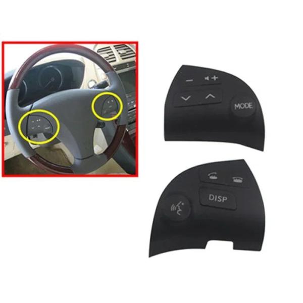 並行輸入品 レクサス ES350 ES240 用 多機能 Bluetooth スピーカー ボタン スイッチ カバー ステアリング ホイール ボタン 2個セット 