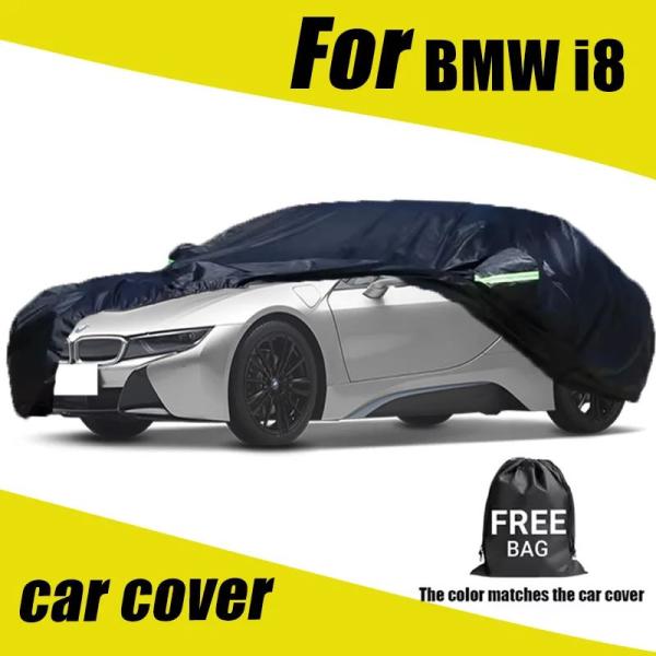並行輸入品 BMW i8用屋外フルカーカバースノーカバーサンシェード防水カーアクセサリー