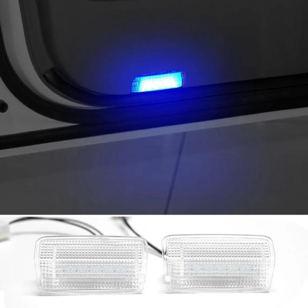 並行輸入品 レクサス IS ES LS RX GX LX GS 2006年以降モデル用  LED カーテシーサイドドアウェルカムフットウェルライト 2個セット 