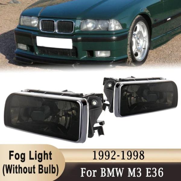 並行輸入品 BMW M3 E36 1992-1998用フロントバンパーフォグランプ（バルブなし1ペアカーヘッドライトフォグランプ 63178357389 631