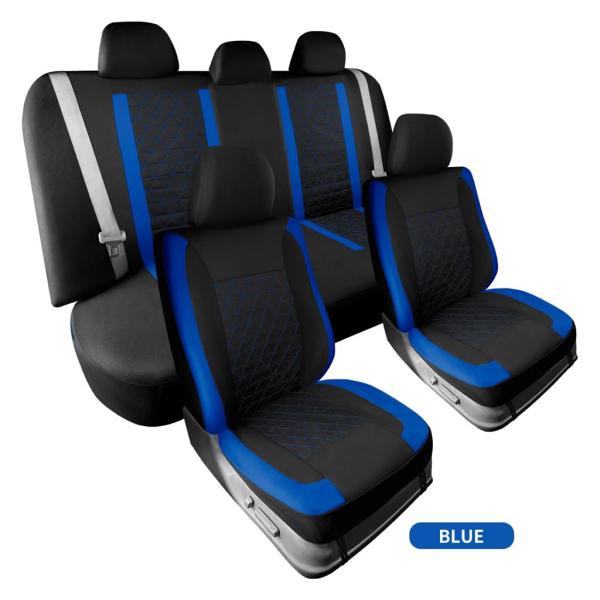 並行輸入品 ボルボ XC60 XC90 XC40 XC70 S60L C30 S80 S90 V50 V60 用 5 シート ダイヤモンド型布製カーシートカバー