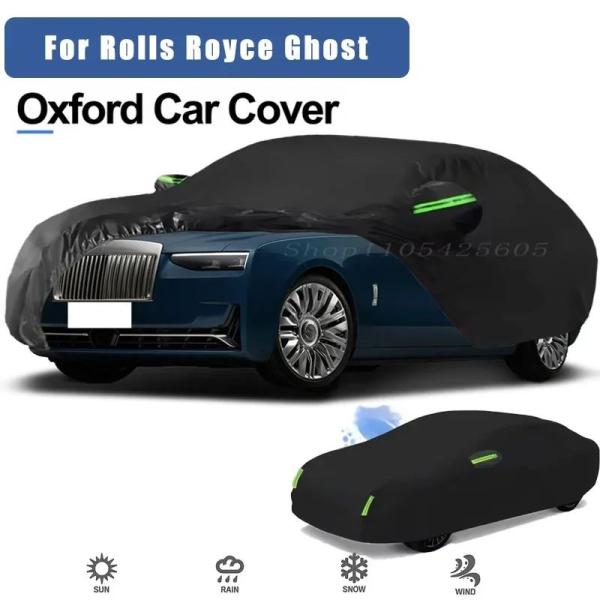 並行輸入品 ロールスロイス ゴースト用 オックスフォードクロス製フルカーカバー 屋外用 防水  UVカット  雪よけ アクセサリー