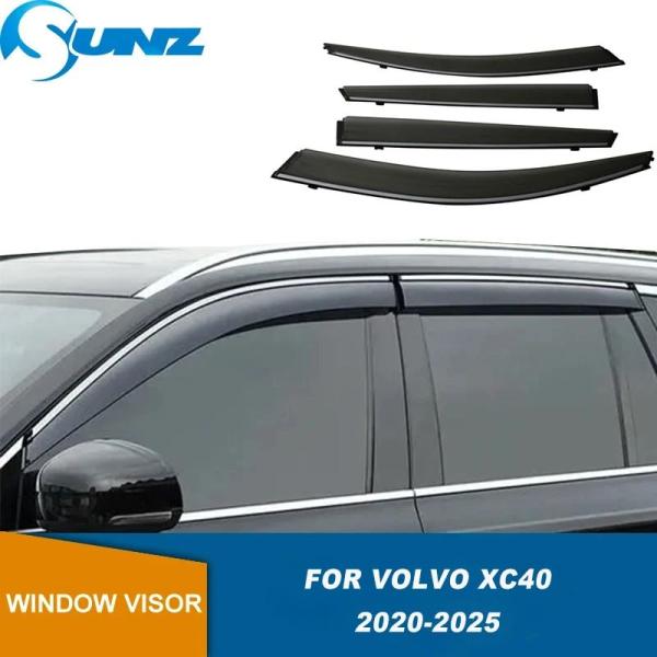 【並行輸入品】ボルボ XC40 2020 2021 2022 2023 2024 2025 車用ウィンドウバイザー 雨よけ ウィンドウデフレクター