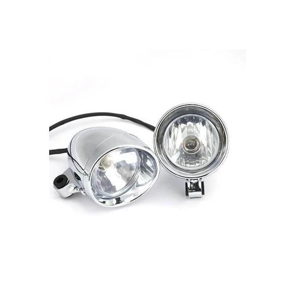 並行輸入品】 バイク用汎用ヘッドライト フォグライト レトロ 補助