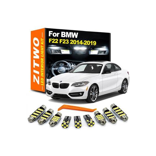 【並行輸入品】 車内ライトキット BMW 2シリーズ用電球 f22 f23 クーペZITWO-LED 218 220 225 228 230 235 2014 