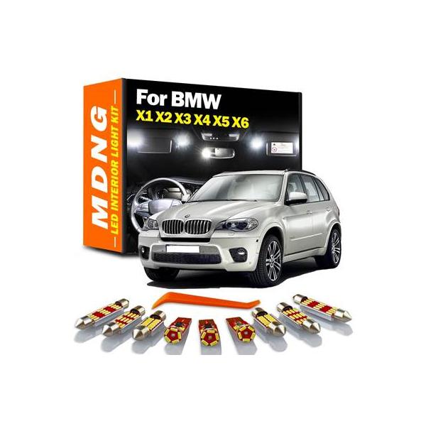 【並行輸入品】 車内ドーム型ライトキット LED電球 マップ bmw x1 e84 f48 x2 f39 x3 e83 f25 x4 f26 x5 e53 e7