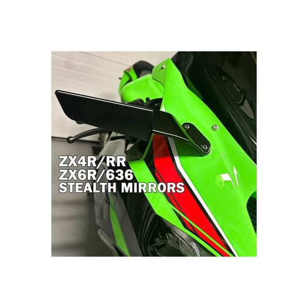 並行輸入品】 カワサキニンジャ スポーツウィングミラーレット zx4r