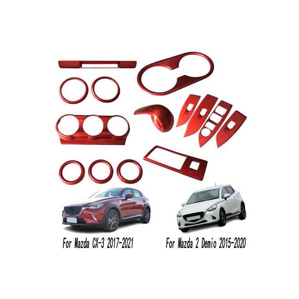 【並行輸入品】 Absプラスチックカードアオーディオ CX-3 サークル マツダ2017 cx3 mazda 2 2018 2019 2020-2022用アクセ