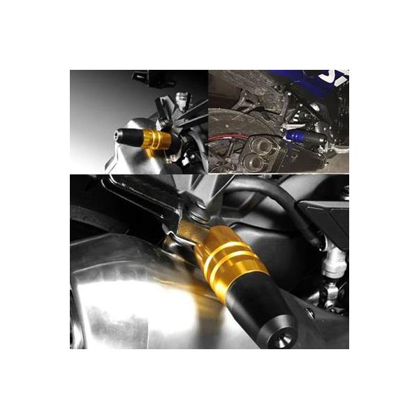 【並行輸入品】 カワサキニンジャzx14r ZX-14R zx 14r zzr1400 zx1400gtr1400用バイク 二輪フレームクラッシュパッド エンジンスライダープロテクター