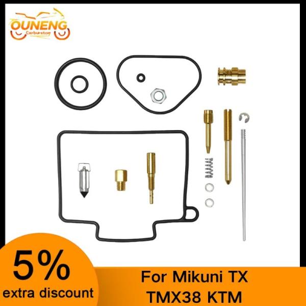 並行輸入品 Mikuni TX TMX38 55431001244 16100-KZ3-L32 2017 KTM 125/150/250 SX XC-W 300 XC XC-W キャブレター用オートバイキャブレター リペアキット