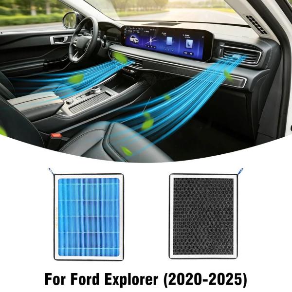 並行輸入品 フォード エクスプローラー  2020 - 2025 用カーエアフィルター カーエアフィルター エアコンキット インテリアアクセサリー