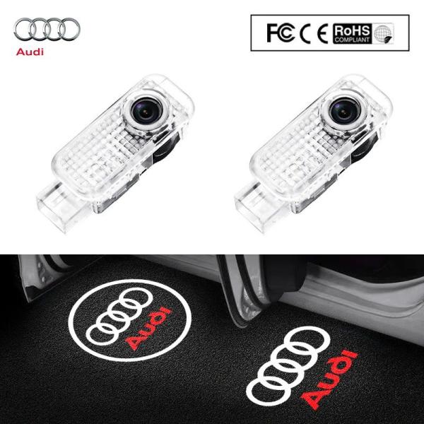 【並行輸入品】 アウディ 車 Led ドア ロゴ歓迎光 A4 B5 B6 B7 B8 B9 A1 A3 8v 8 1080p 8L A6 C5 C6 C7 A5