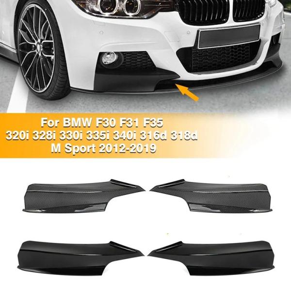 【並行輸入品】 BMW バンパー 保護キット スポイラー f30 f31 f35 フロントバンパー サイド スポーツ 320i 328i 330i 335i 340i 316d 318d 2012-2019