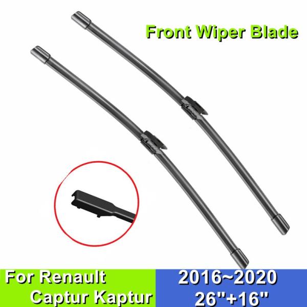 ルノーキャプチャー 車 ワイパーブレード フロントガラス 2016 2017 2018 2019 2020 kaptur 26 "16"