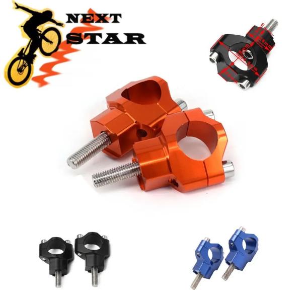 【並行輸入品】 ktm ハンドルバー マウントホルダー クランプアダプター ファットバーライザー 28mm Cnc ビレット 125 530 00-16 sx sxf exc xcw xcfw excfモデ