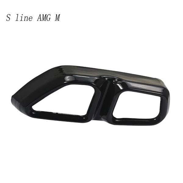 【並行輸入品】 BMW 車 エキゾーストパイプ 排気トリム 5シリーズ g30 g38 2018-2022 装飾的 ステンレス鋼 ステッカー