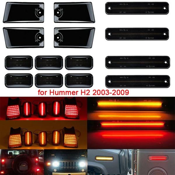 並行輸入品】 ハマーh2 LEDルーフ サイドマーカーライトセット