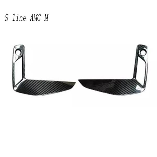 【並行輸入品】 bmw 車 フロントフォグランプフレーム カーボンファイバー ウィンドナイフ 空気面 自動カバー ステッカートリム 3シリーズ g20 g28 
