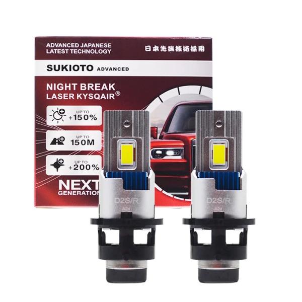 並行輸入品】 LEDヘッドライト d2s d4s 1:1 110w 40000lm canbus 6000k