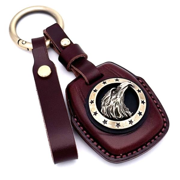 HARLEY-DAVIDSON レザーケースとベルトレザーアクセサリー 並行輸入品】 ハーレーダビッドソン キーホルダー レザー キーフォブ