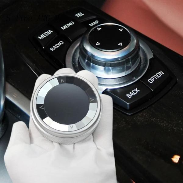 【並行輸入品】 Bmw 車 マルチメディアボタン スイッチノブ カバーステッカー 5 6 7シリーズ f10 f18 f11 f12 f13 f01 f02 カ