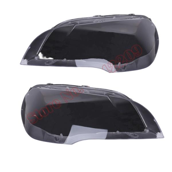 【並行輸入品】 bmw X5 E70 2007-2013 車 ヘッドライトカバー フロント ヘッドライトガラス ヘッドランプ 透明 ランプシェード ランプシェル