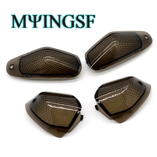 オートバイの方向指示器ランプレンズCondition: アフターマーケット新品材料: pcOEMレンズを交換可能レンズカバーのみ。電球は含まれていません。数量: 1セット (フロントとリア)レンズカラー: 琥珀色/煙/透明オンラインで表示さ...