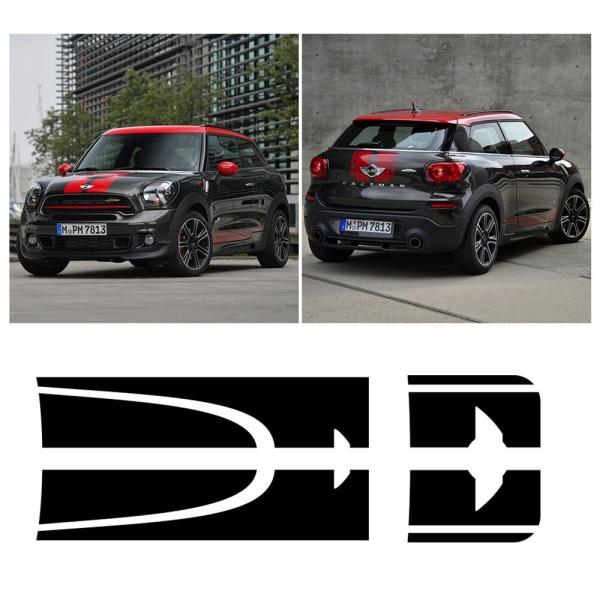 フードステッカー　ミニロール DK5】給油口ステッカー PARADOXロゴ柄 （F系Cooper/ONE/CooperD