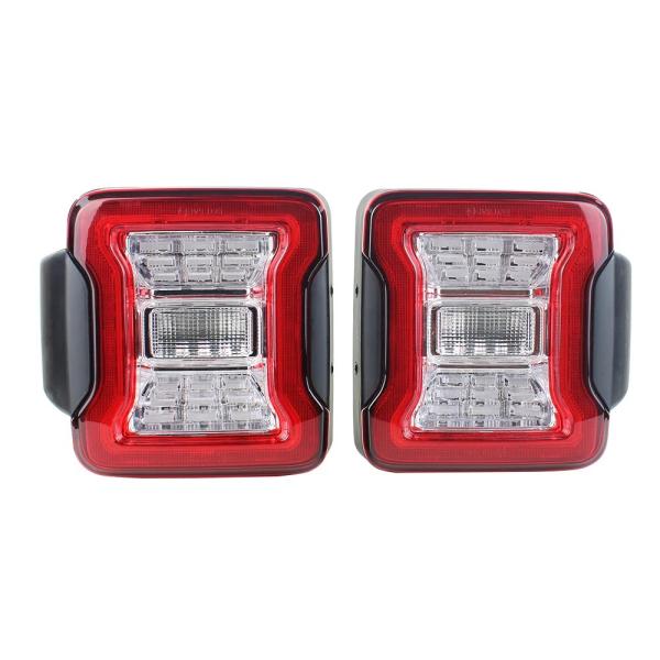 新作 JK ジープ ラングラー 2007-2018用 LED テールランプ : YKO