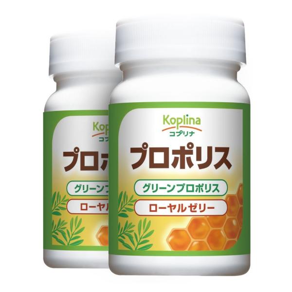 プロポリス (ローヤルゼリー配合) 60粒 2個セット60日分【安心国内製造/グリーンプロポリス/健康/サプリ/コプリナ/送料無料】〜〜商品特徴〜〜●【プロポリスエキス末 240mg 配合】プロポリスはミツバチが様々な樹木から採集してきた樹...