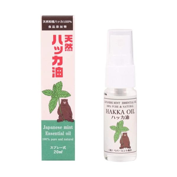 他サイト： 天然ハッカ油 スプレー 20ml 食品添加物 日本製(定形外郵便、送料別商品)の商品画像