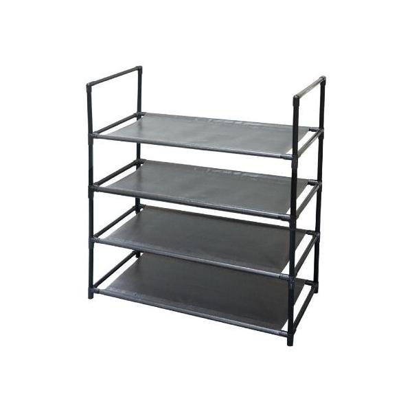 4段マルチ収納ラック オープンシェルフ 収納ボックス マルチラック AXL