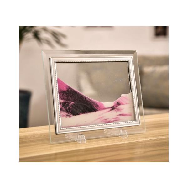 【並行輸入品】貴方だけのサンドアート 《ピンク》 砂絵 サンドピクチャー サンドスクリーン スタンド付(ゆうパケット、送料別商品)