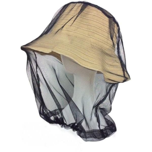【並行輸入品】虫よけヘッドネット 《ブラック》 蚊除け 蚊よけ 顔網(定形外郵便、送料別商品)