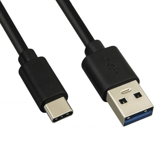 並行輸入品】Type-Cケーブル 《3m》 《ブラック》 3A対応 急速