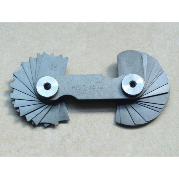 ラジアスゲージ ラジアスゲージ R15.5-R25.0 R測定 : 秘密工具屋ヤフー店 - 通販