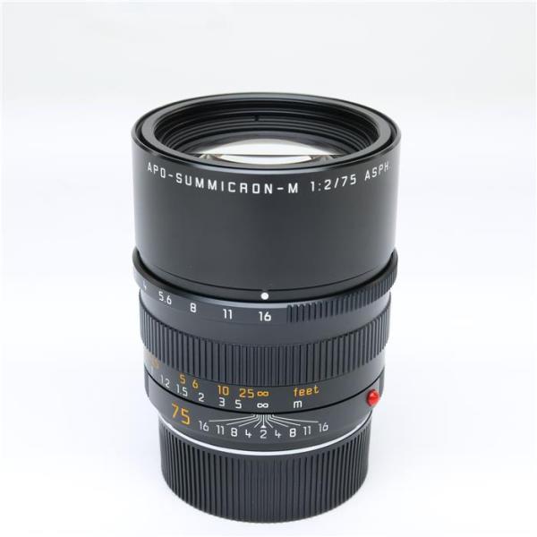 ライカアポズミクロンM75mm/F2 ASPH.6bit現行品 Leica レア 新品)Leica (ライカ) アポズミクロン M75mm F2.0 ASPH. (6bit