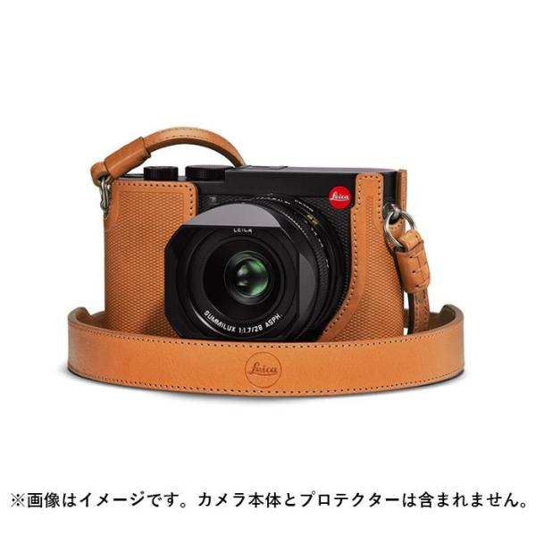 新品アクセサリー》Leica (ライカ) Q2用 レザーストラップ ブラウン 