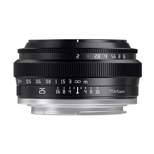 他サイト： 《新品》 銘匠光学 (めいしょうこうがく)TTArtisan 25mm F2 C (フジフイルムX用) ブラックの商品画像