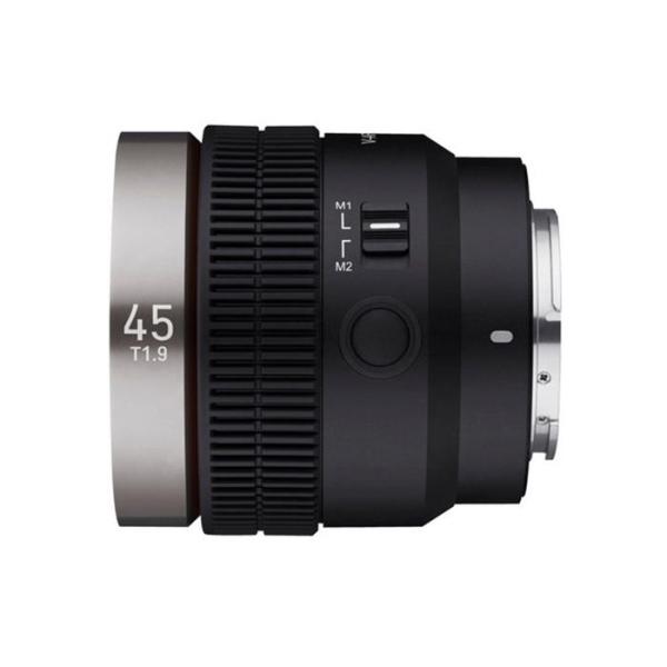 美品 SAMYANGサムヤン V-AF 45mm T1.9 ソニーEマウント 新品》 SAMYANG (サムヤン) V-AF 45mm T1.9（ソニーE用/フルサイズ対応