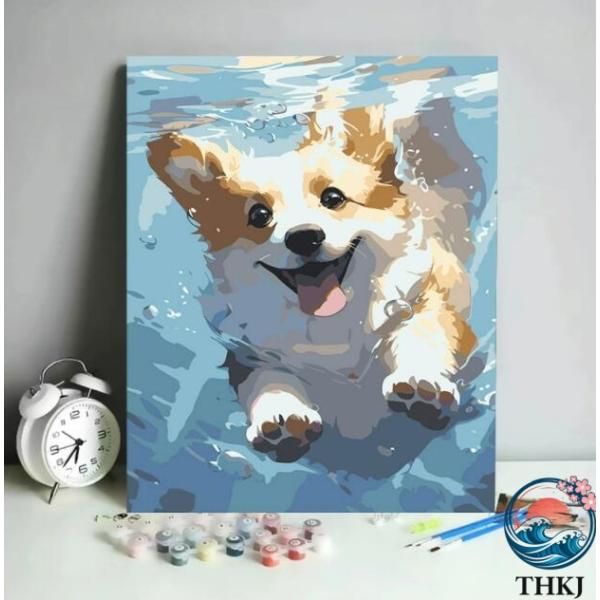 大人の塗り絵 油絵風 数字油絵 DIY 数字塗り絵 40x50cm 組立不要 油絵 塗り絵 塗り絵セット 風景画 数字 キット インテリア雑貨